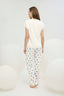 16407 Kadın Baskılı Pijama Takım