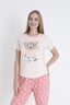 16743 Kadın Baskılı Pijama Takım