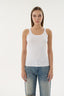 16155 KADIN FİTİLLİ İNCE ASKILI T-SHIRT