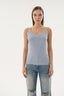 16155 KADIN FİTİLLİ İNCE ASKILI T-SHIRT