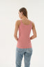 16155 KADIN FİTİLLİ İNCE ASKILI T-SHIRT